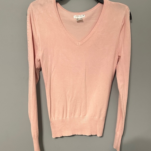 VENUS Soft Pink Knit Top - Picture 1 of 8